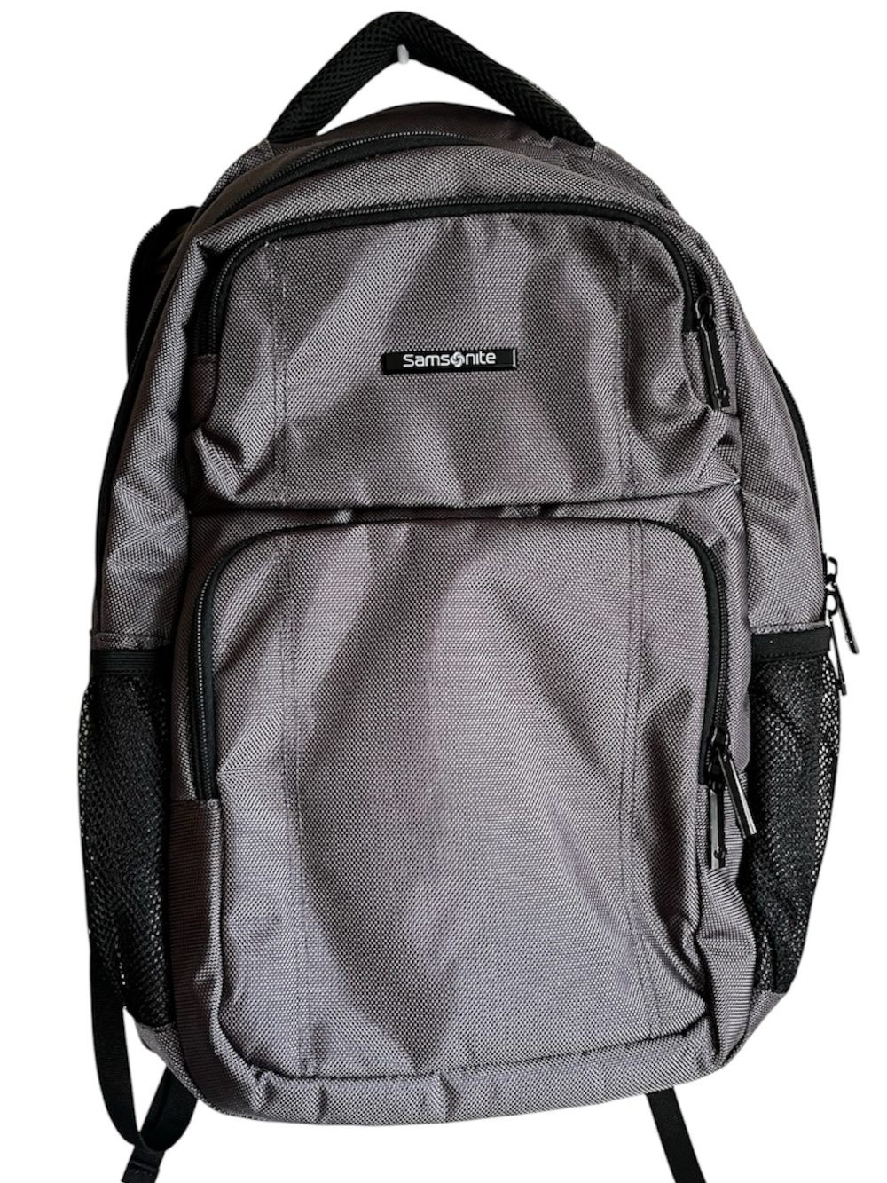 Samsonite Tectonic Commuter Travel Backpack Gray Ripstop Nylon Laptop